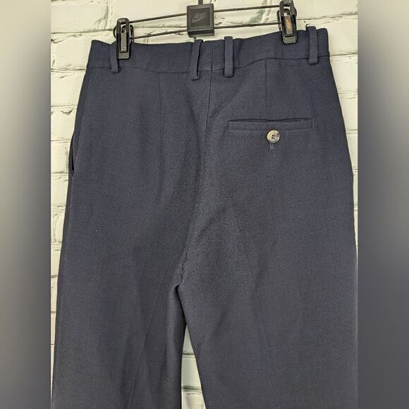 COS women's wool trousers navy blue straight leg US 8 - Picture 8 of 8
